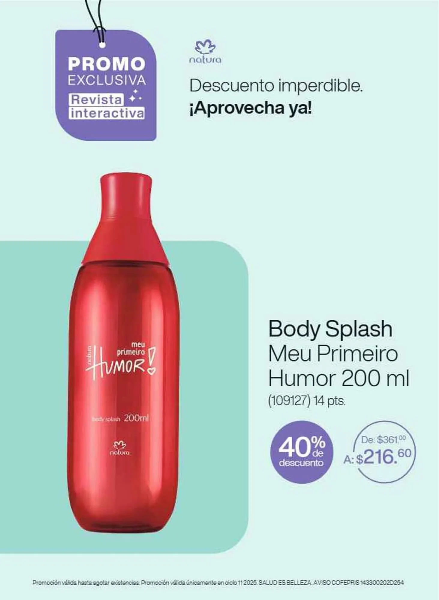 Catálogo de Catálogo Natura 23 de junio al 30 de noviembre 2025 - Pagina 6