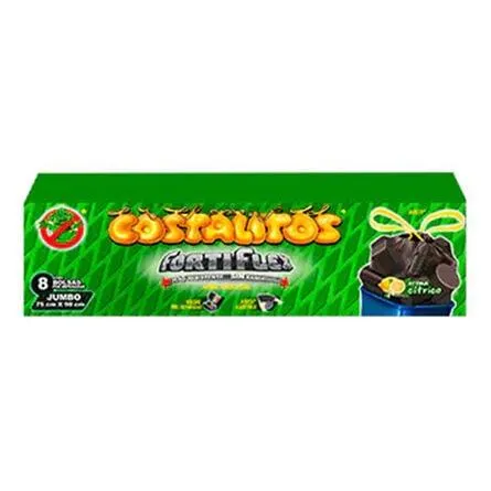 Bolsas para Basura Jumbo Costalitos Fortiflex 8 pzas