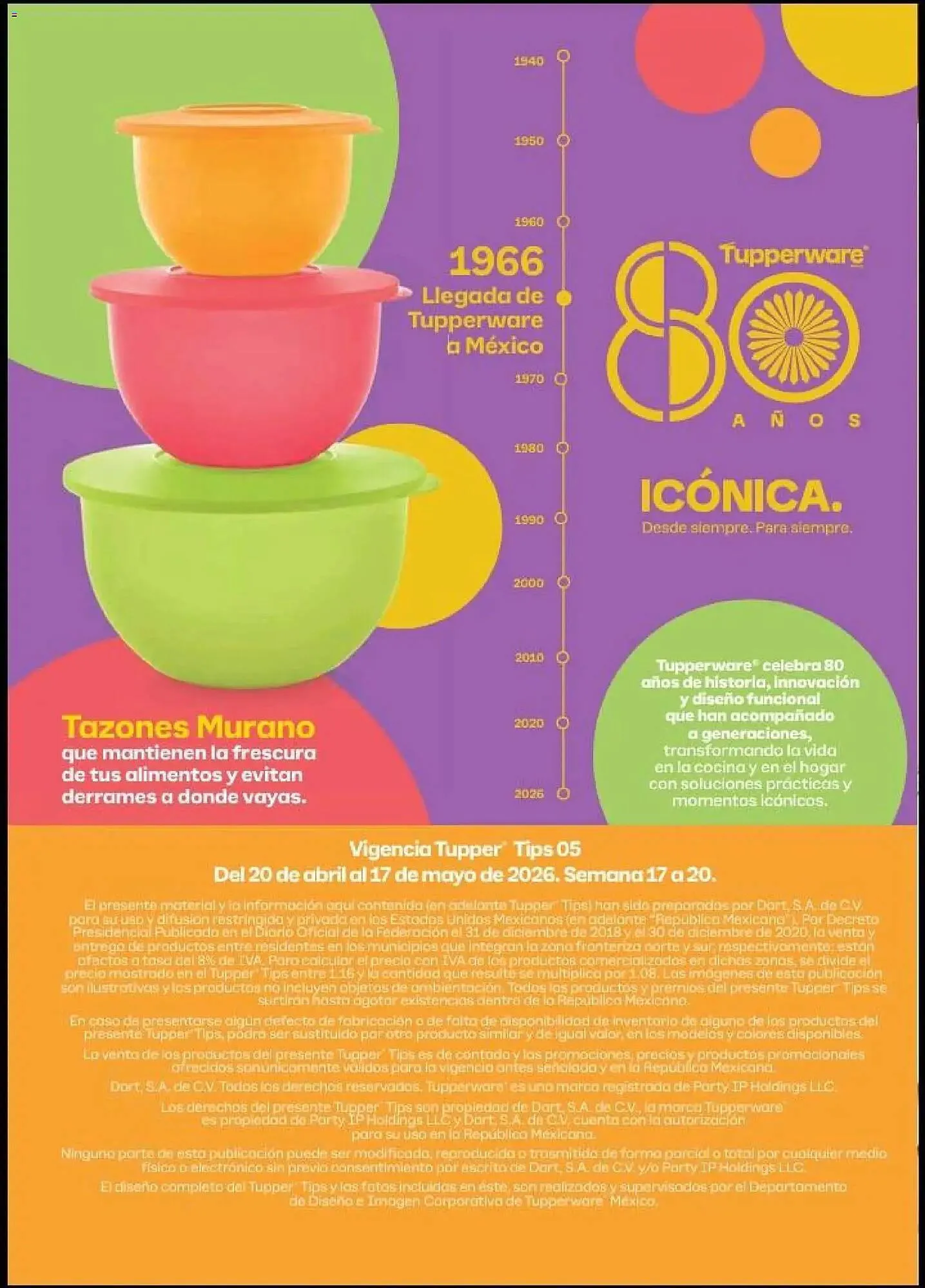 Catálogo de Catálogo Tupperware 20 de abril al 17 de mayo 2026 - Pagina 96
