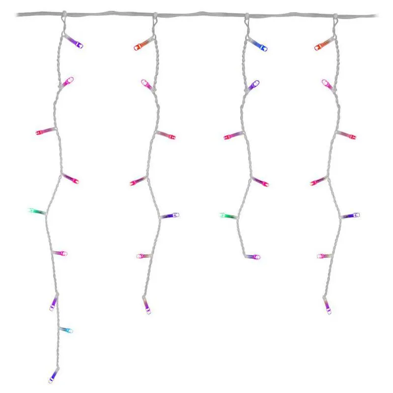 Serie Cascada Luz Multicolor 150 Led 8 Funciones 2 Metros