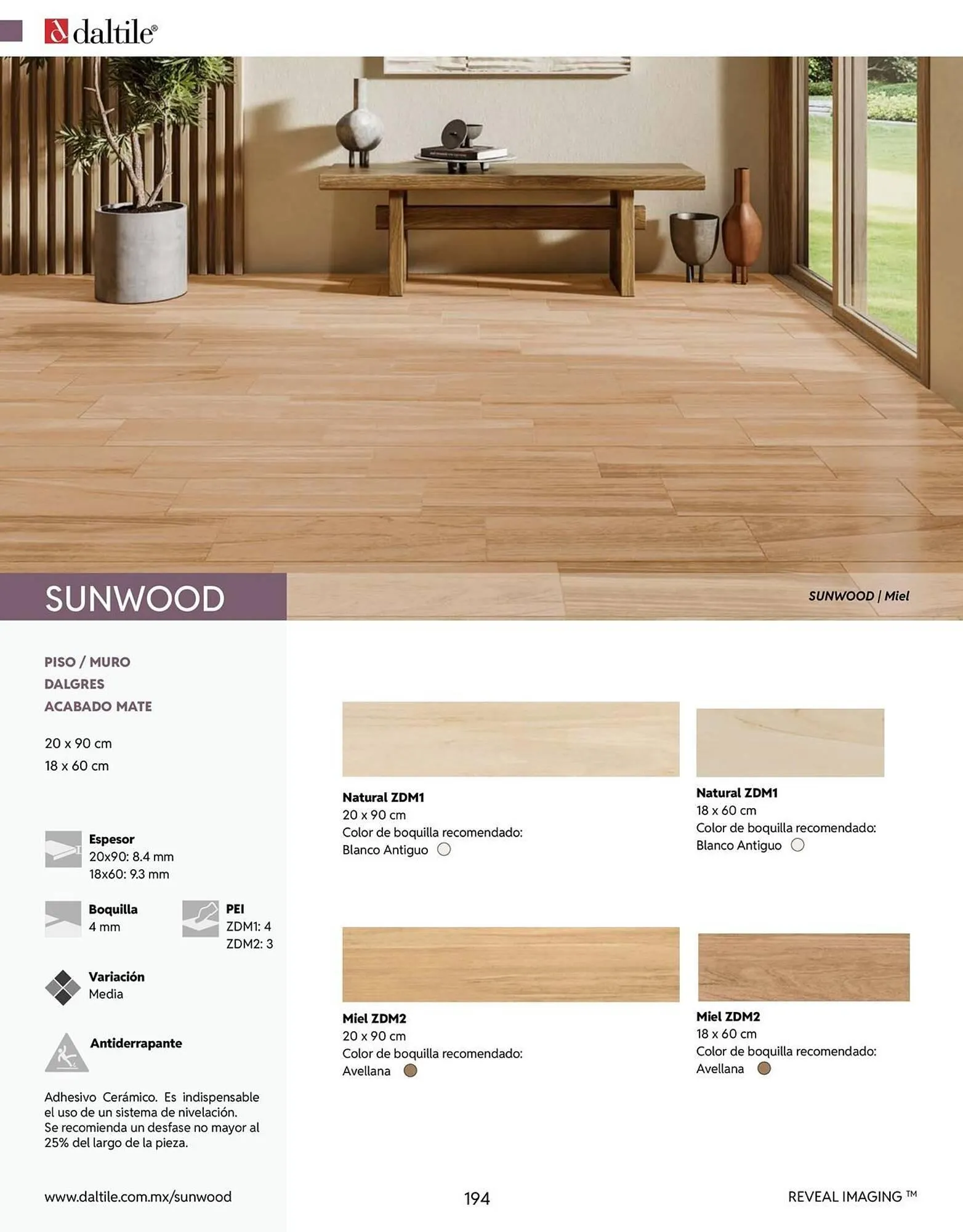 Catálogo de Catálogo Daltile 13 de enero al 31 de diciembre 2026 - Pagina 194
