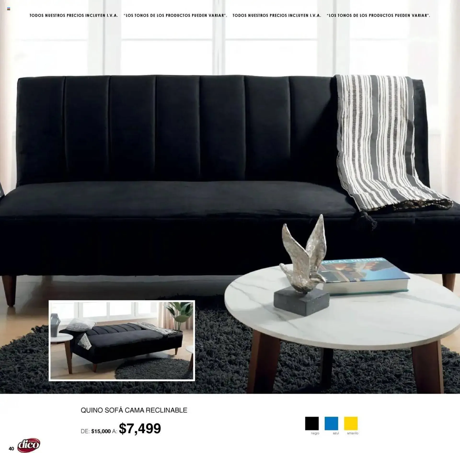 Catálogo de Catálogo Muebles Dico 1 de julio al 1 de agosto 2025 - Pagina 40