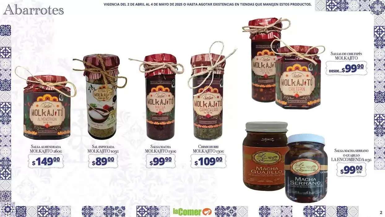Catálogo de La Comer Puebla Rincones de México 2 de abril al 4 de mayo 2025 - Pagina 2