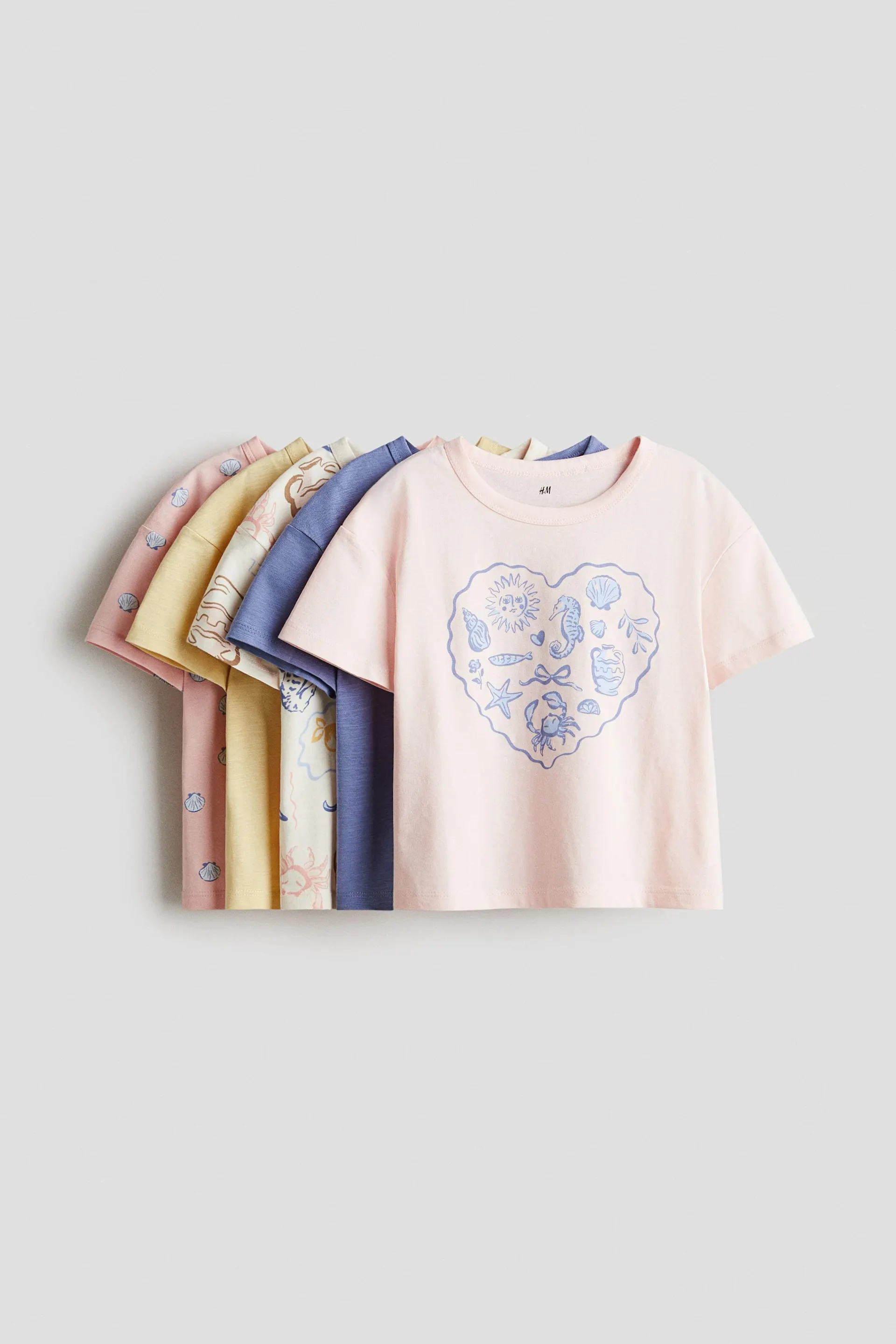 5-pack Playeras de algodón