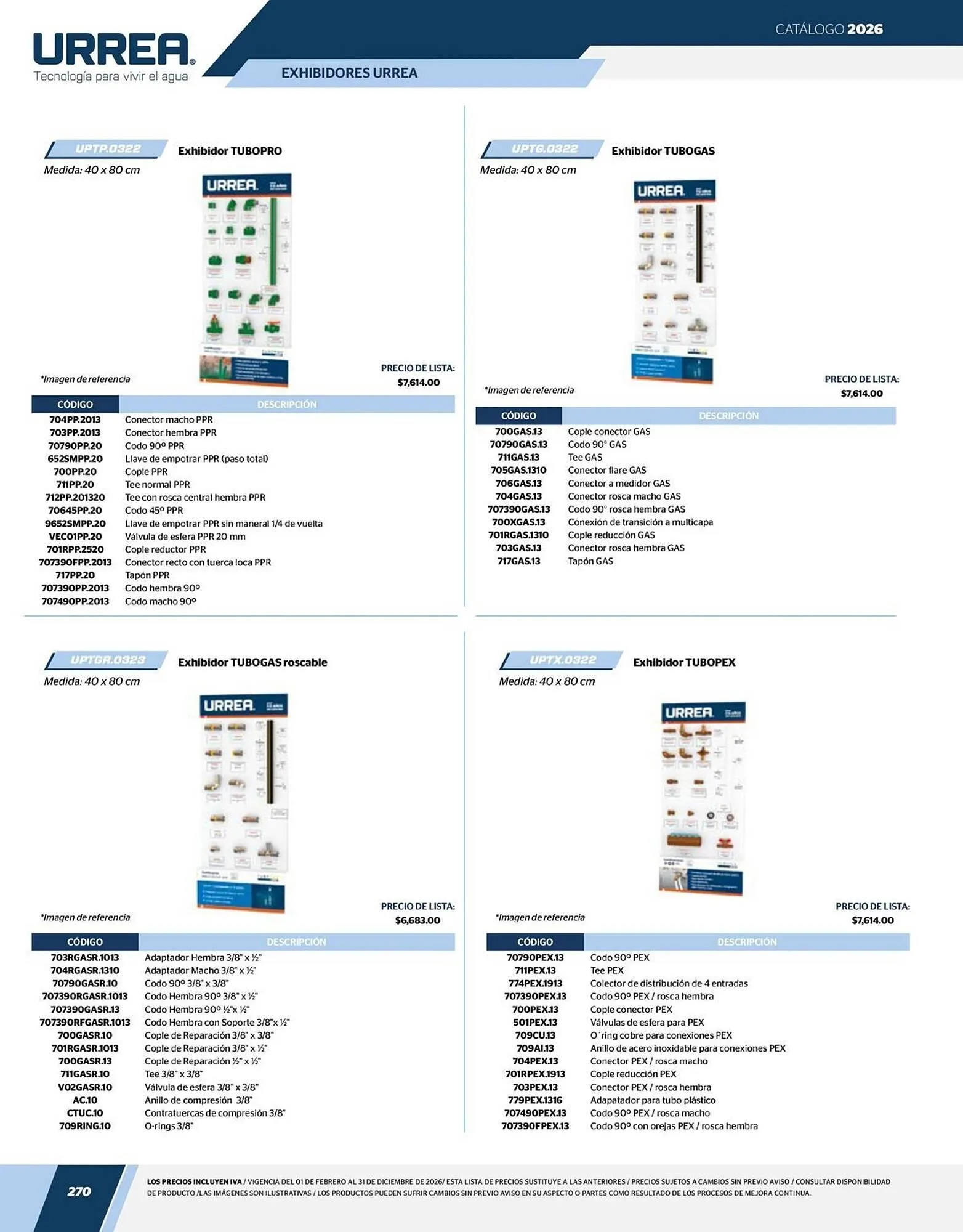 Catálogo de Catálogo Urrea 24 de abril al 31 de diciembre 2026 - Pagina 272