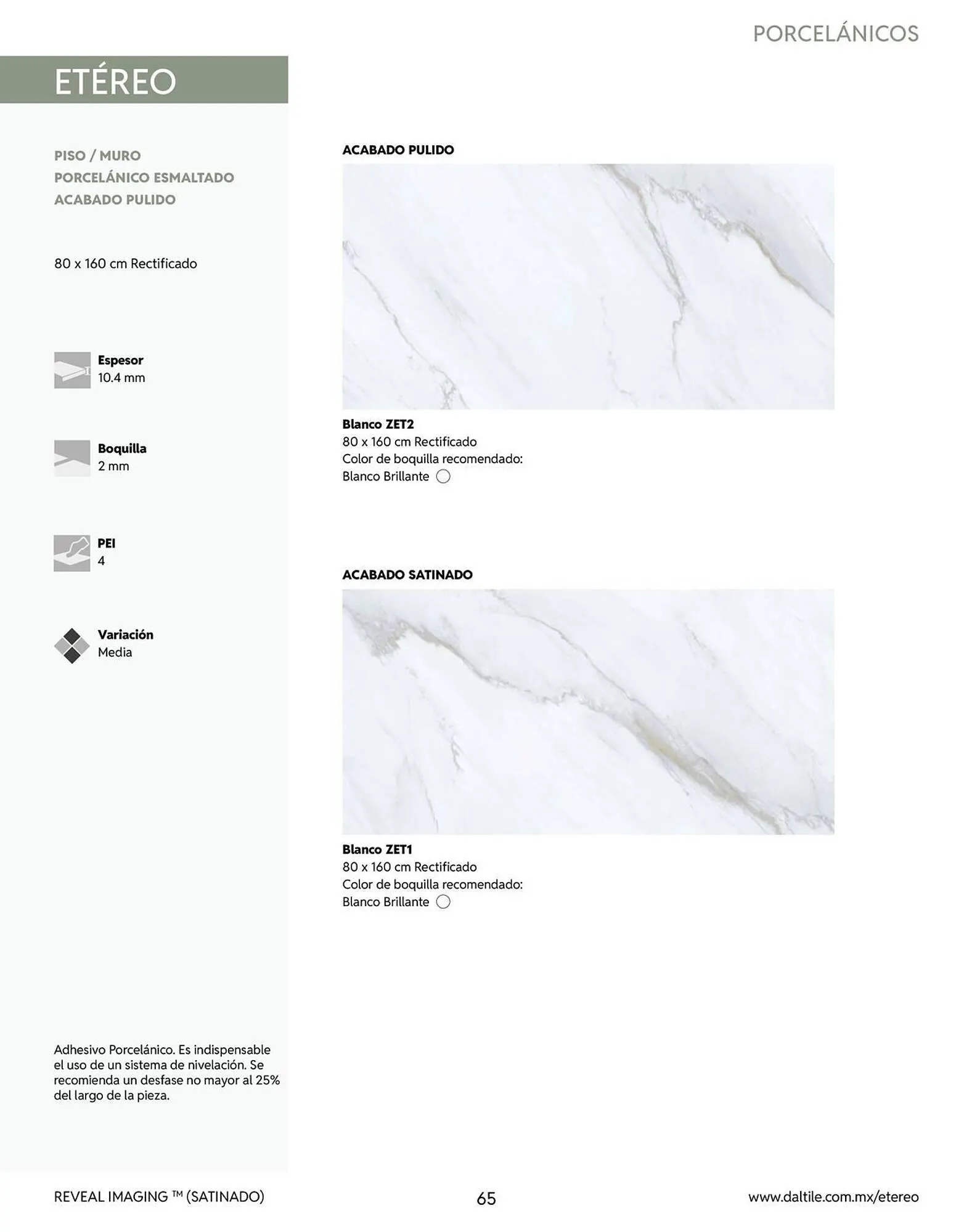 Catálogo de Catálogo Daltile 13 de enero al 31 de diciembre 2026 - Pagina 65