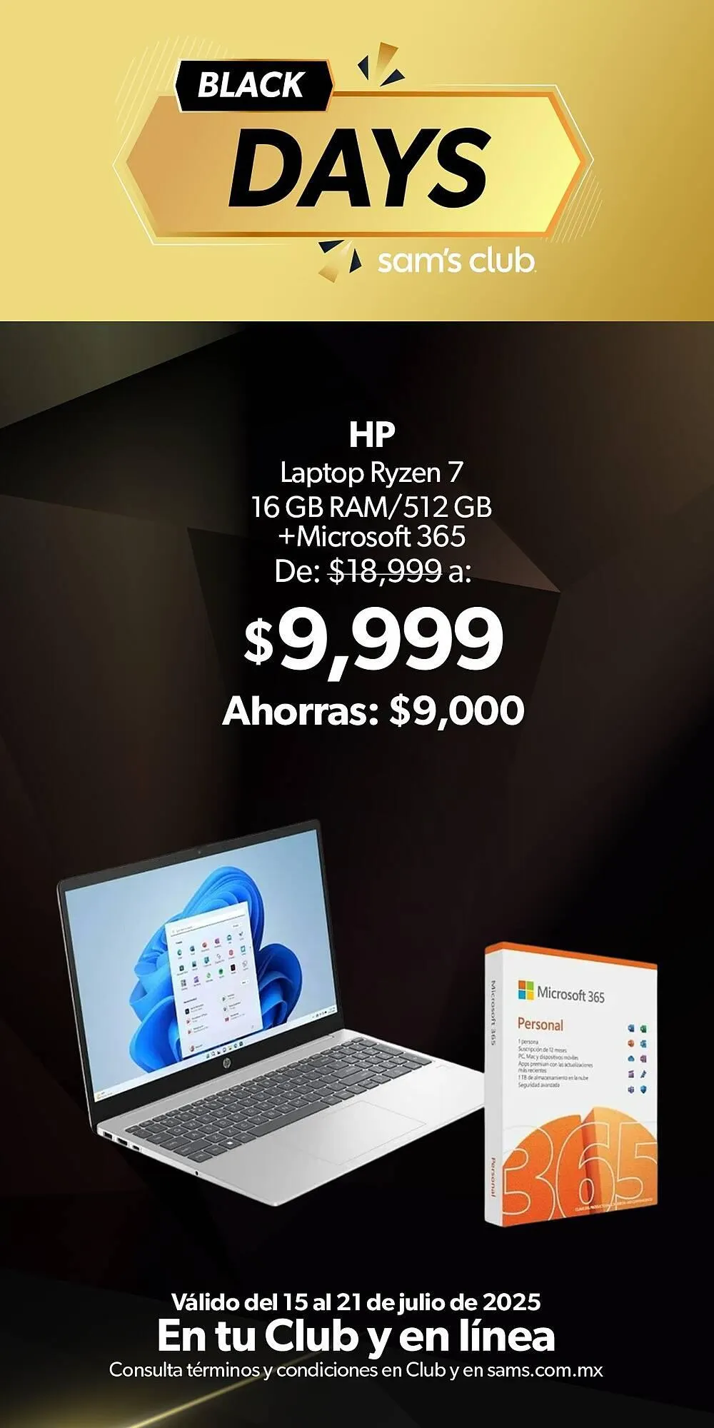 Catálogo de Catálogo Sam's Club 16 de julio al 21 de julio 2025 - Pagina 1