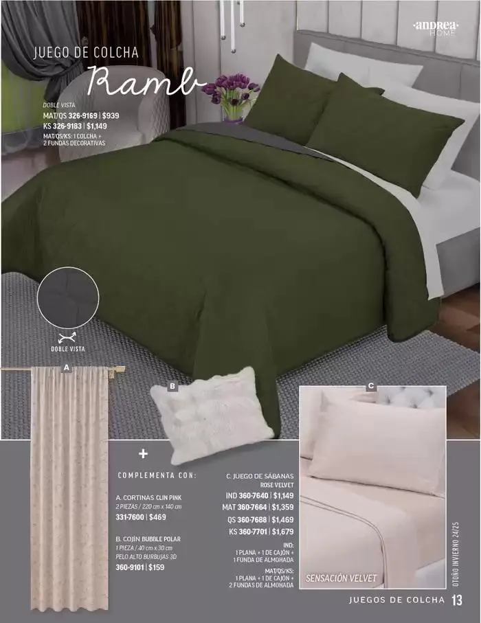 Catálogo de ANDREA - ANDREA HOME 26 de agosto al 25 de enero 2025 - Pagina 34