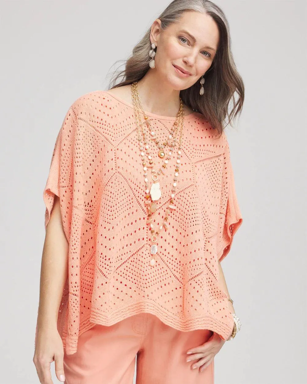Crochet Boatneck Poncho