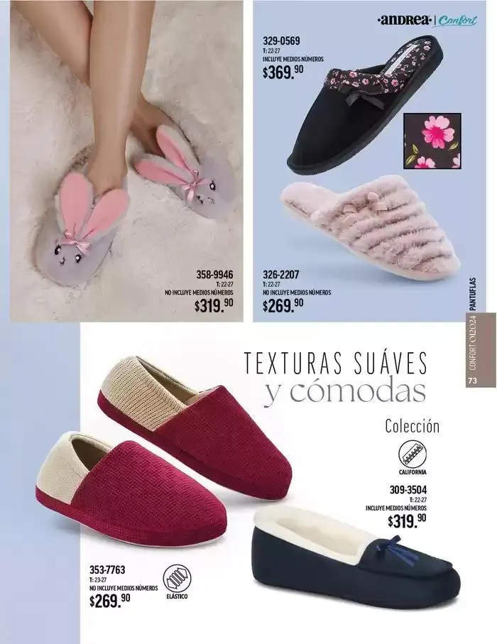 Catálogo de ANDREA - CALZADO CONFORT 26 de agosto al 25 de enero 2025 - Pagina 72