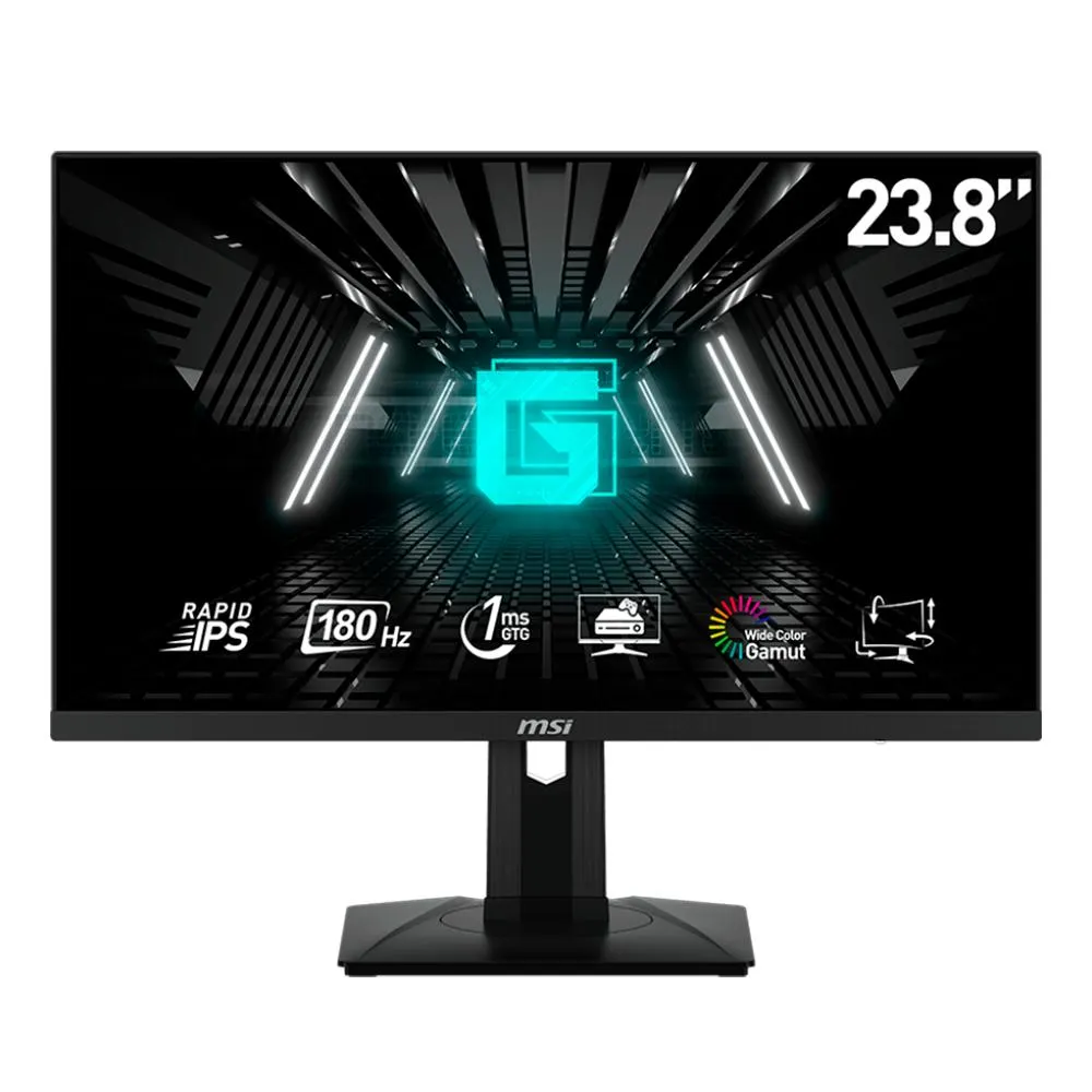 Monitor Gamer MSI G244PF E2 / 23.8” / Adaptive-Sync / 1ms / 180Hz / HDMIx2 / DP / Ultra Rapid IPS / FHD / G244PF E2 / NEWMSI DDESCUENTOS