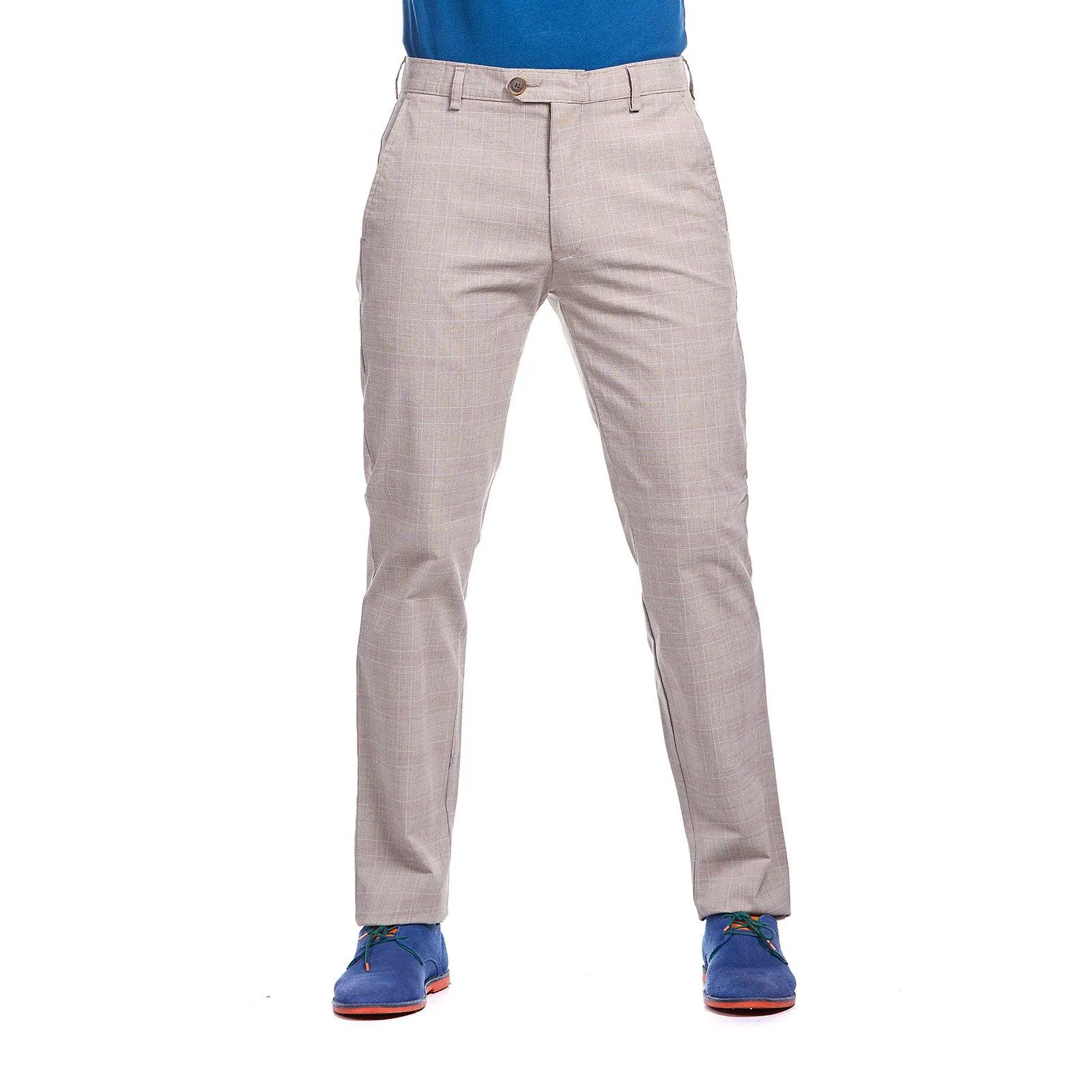 Pantalon casual para hombre | Slim fit | A cuadros