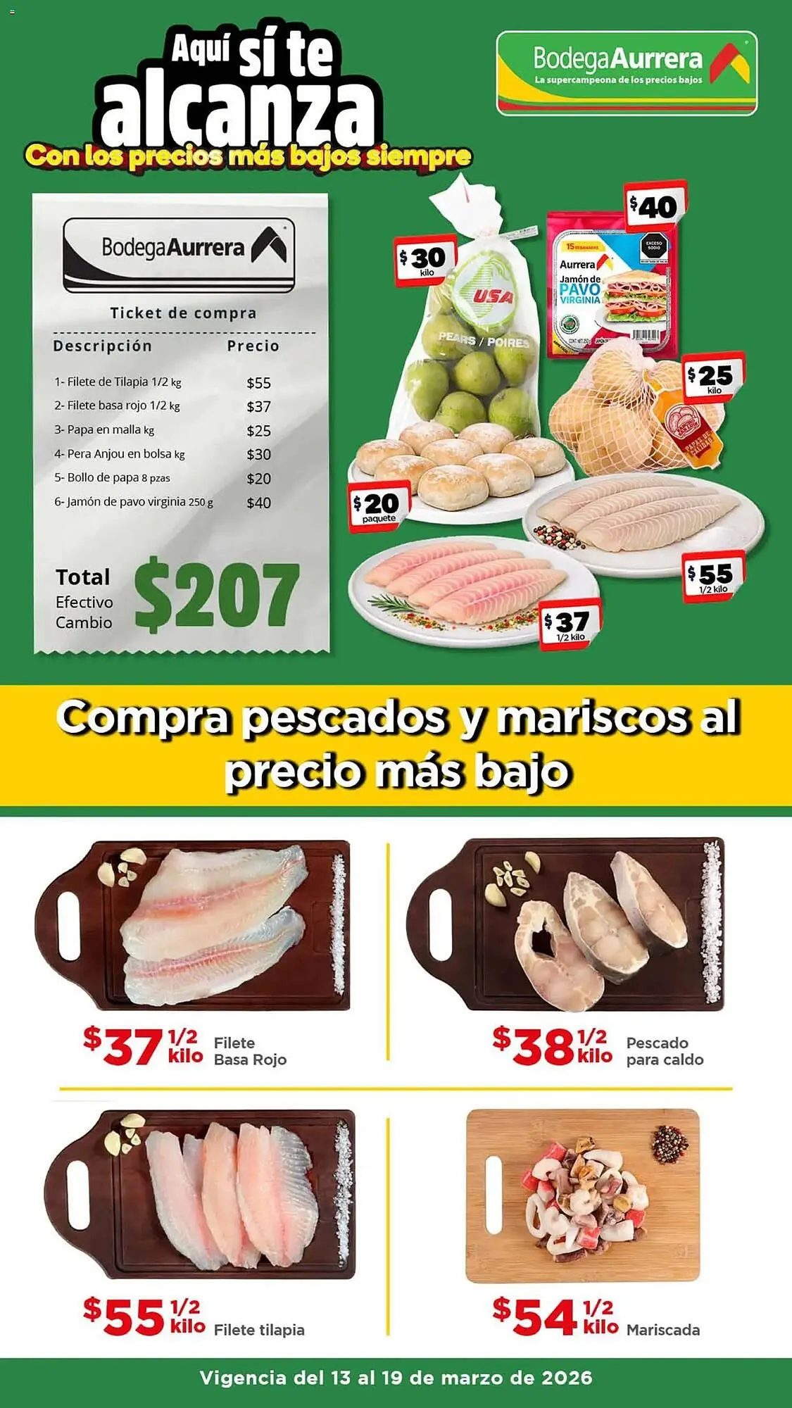 Catálogo de Folleto Bodega Aurrerá 13 de marzo al 19 de marzo 2026 - Pagina 1