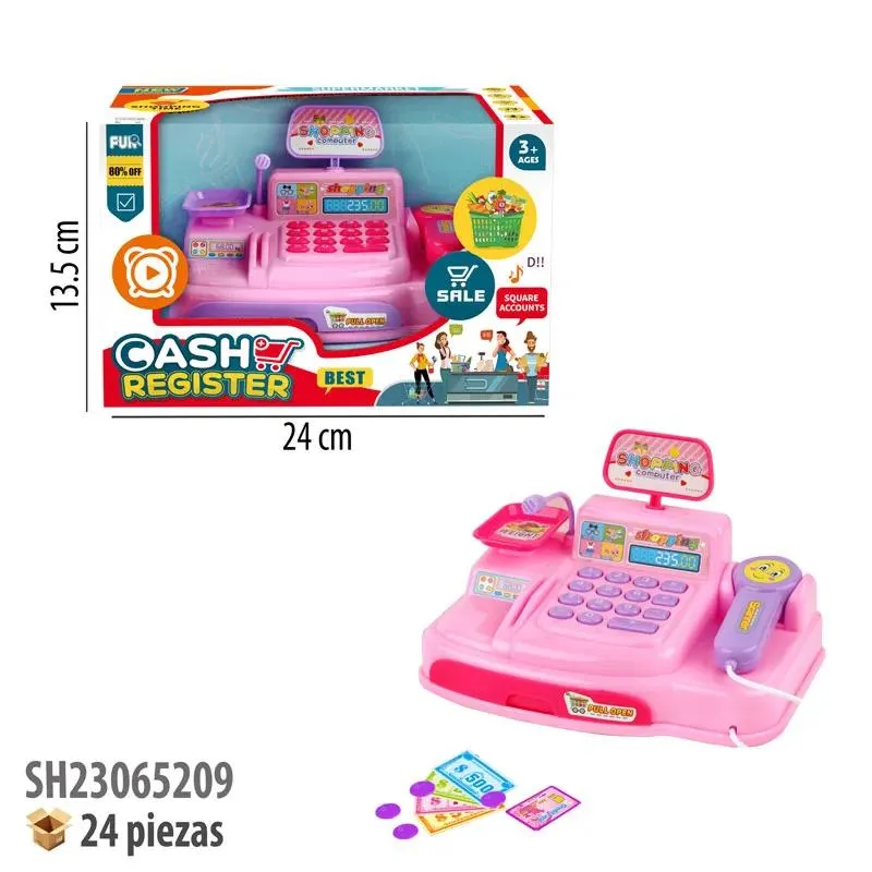 CAJA REGISTRADORA CON LUZ Y SONIDO