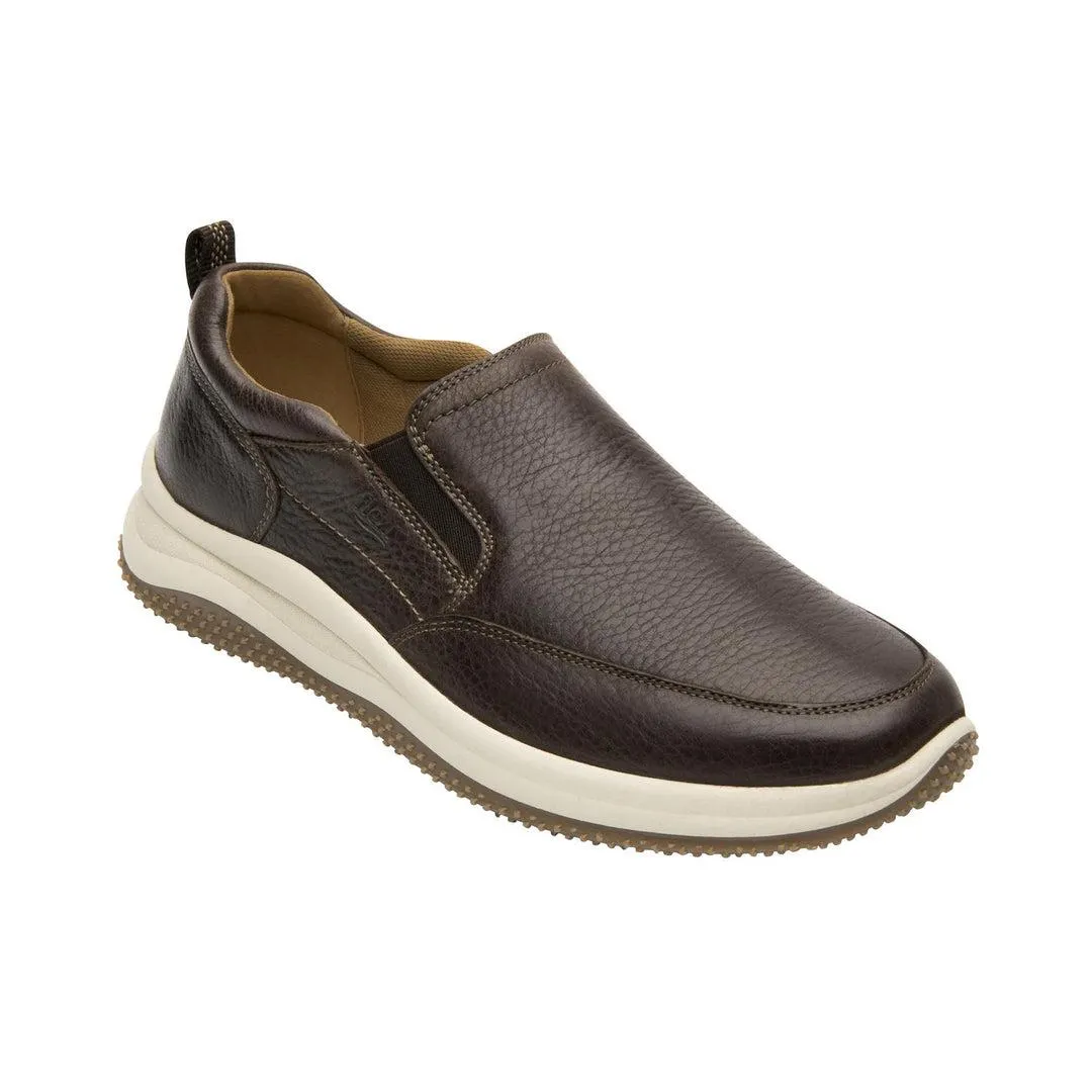 Slip On Zapato Flexi Para Hombre Estilo 410703 Chocolate