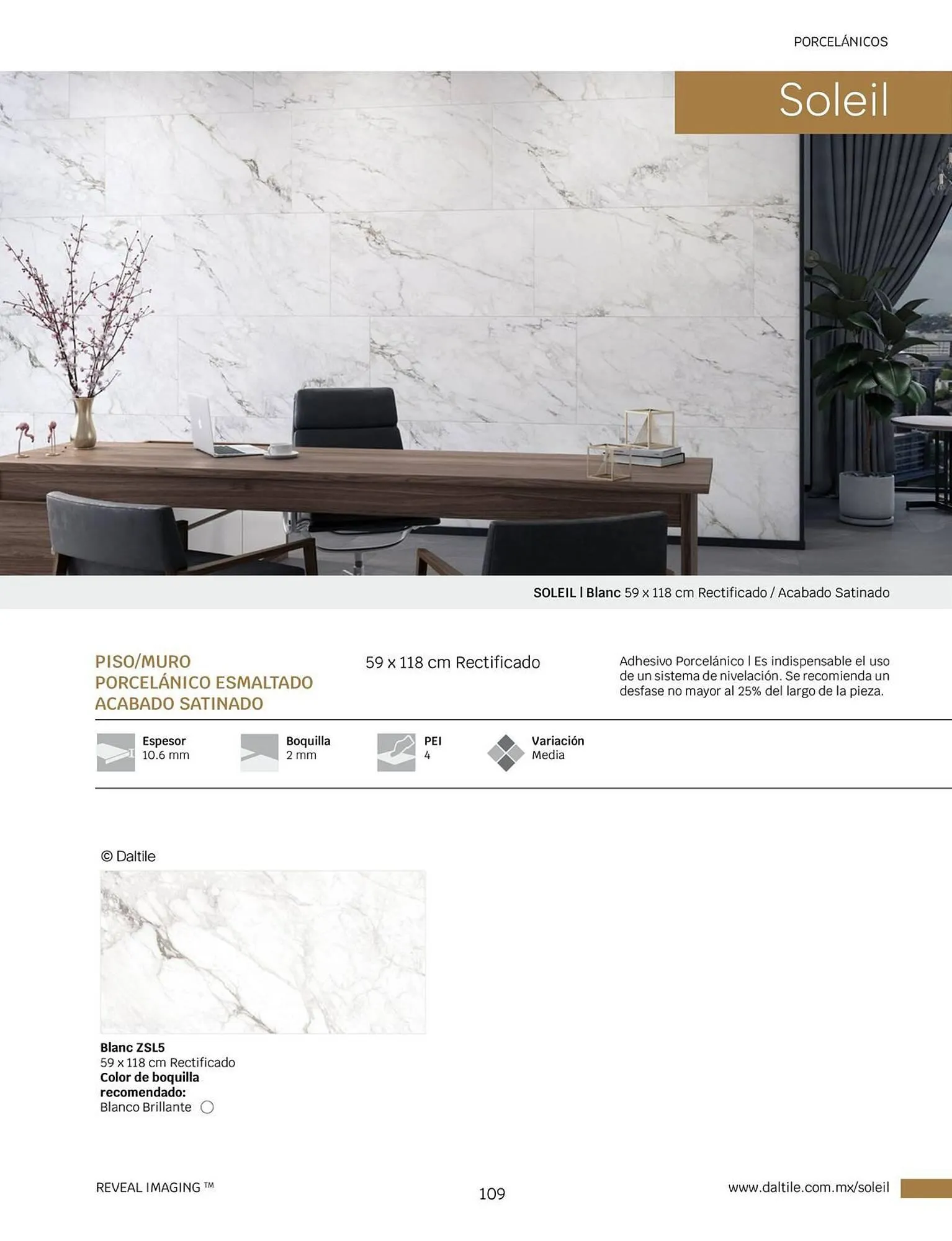 Catálogo de Catálogo Daltile 1 de enero al 31 de diciembre 2024 - Pagina 109