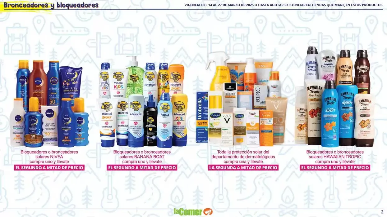 Catálogo de Vacaciones La Comer 14 de marzo al 27 de marzo 2025 - Pagina 2