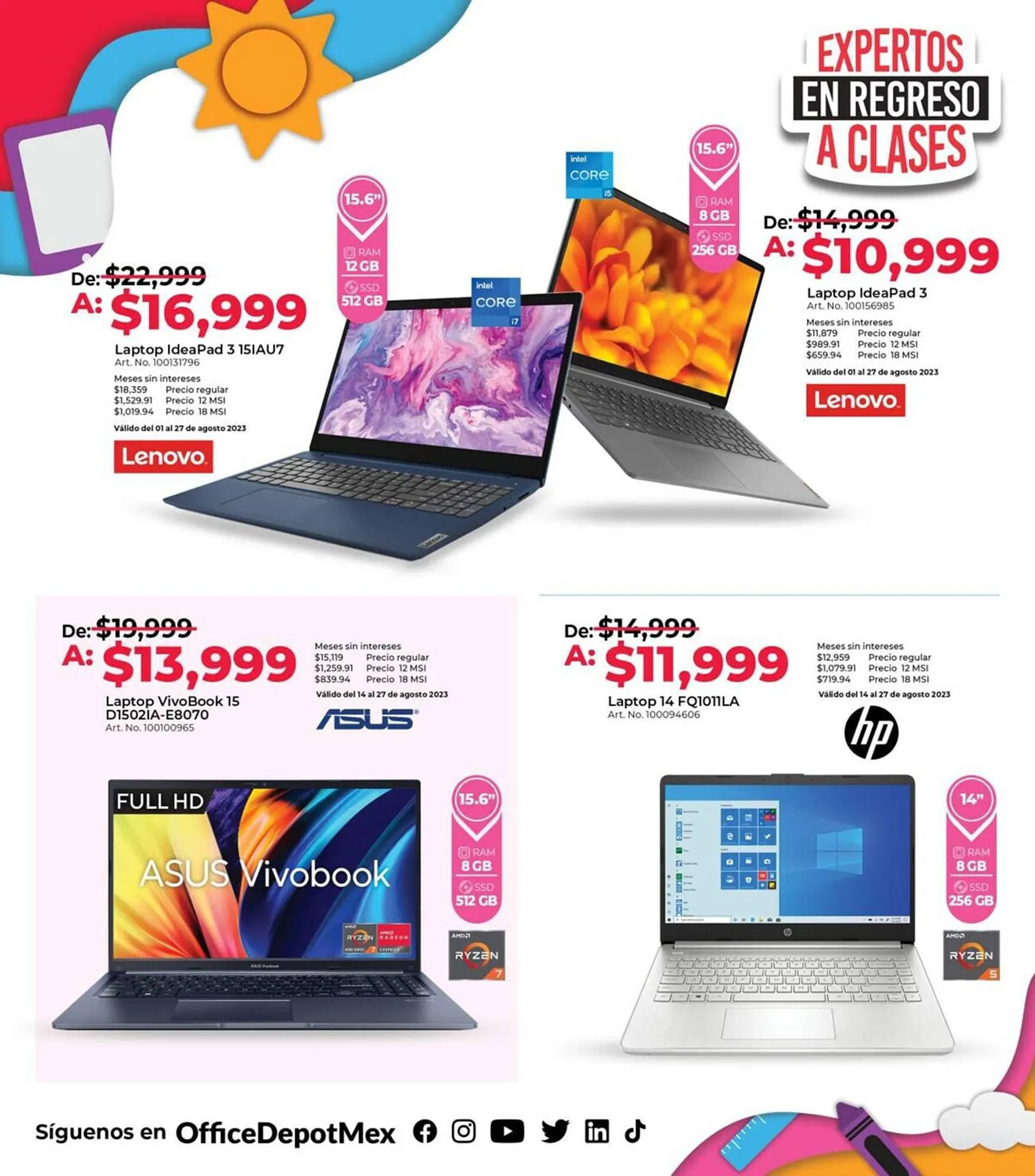 Catálogo de Catálogo Office Depot 1 de agosto al 31 de agosto 2023 - Pagina 18