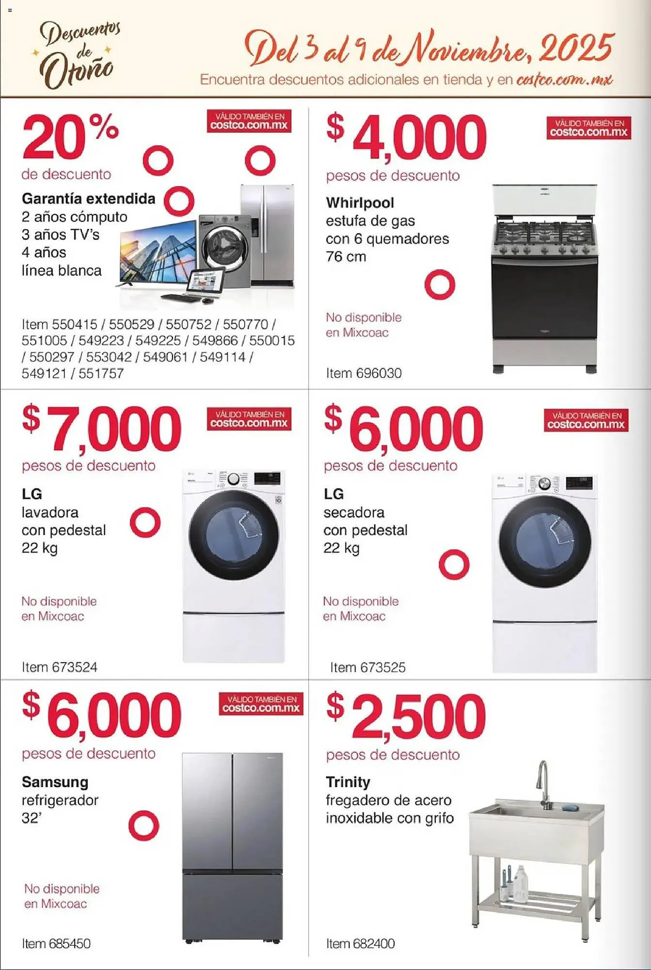 Catálogo de Catálogo Costco 3 de noviembre al 9 de noviembre 2025 - Pagina 4