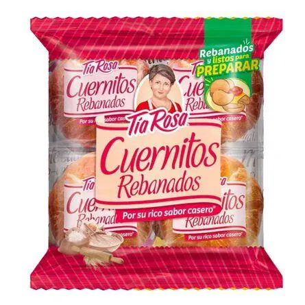 Cuernitos Rebanados Tía Rosa 4 Piezas