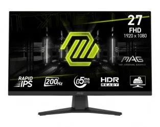 Monitor Gamer MSI MAG 272F LED 27", 1920x1080 Full HD, FreeSync, 200Hz, HDMI/DisplayPort, Negro