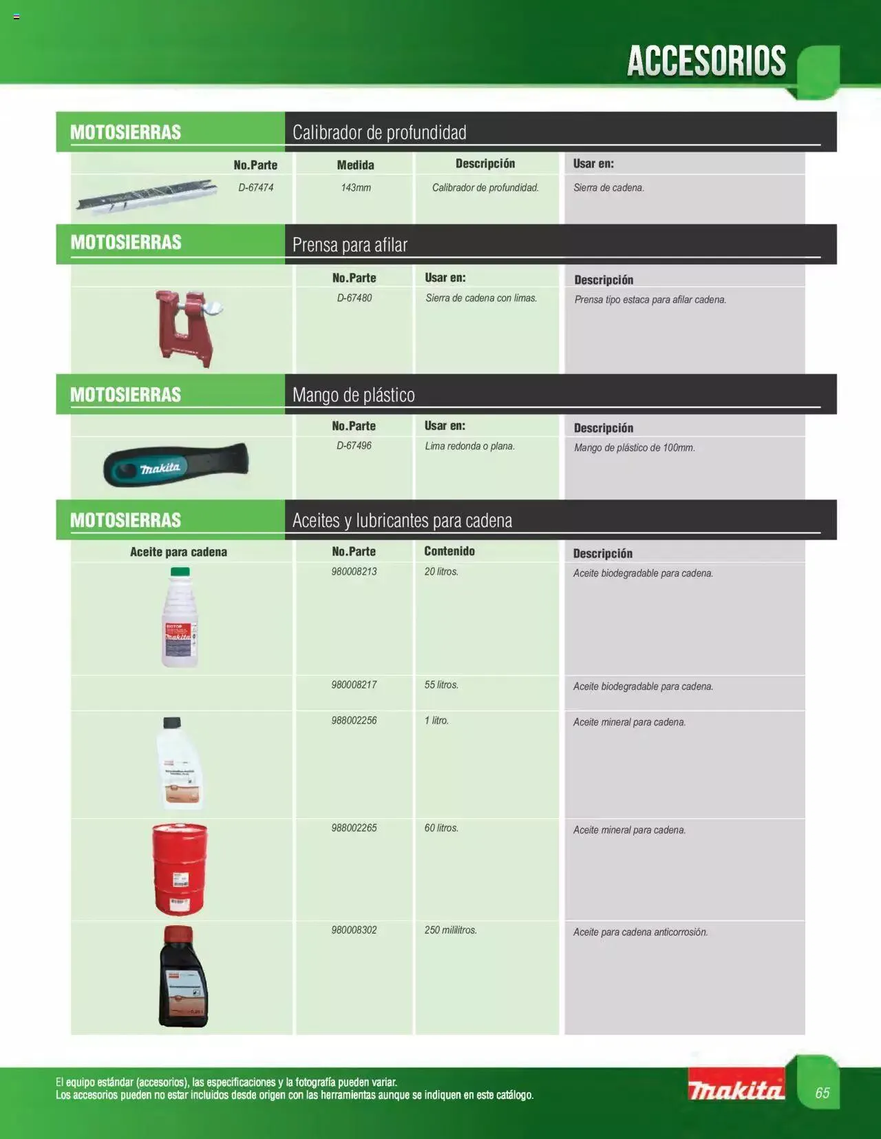 Catálogo de Makita catálogo OPE 16 de mayo al 31 de diciembre 2023 - Pagina 65