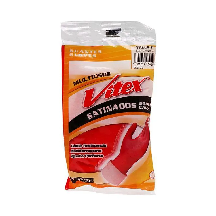 Guantes Vitex Multiusos Rojo #7 Par - Vitex - 1 pieza