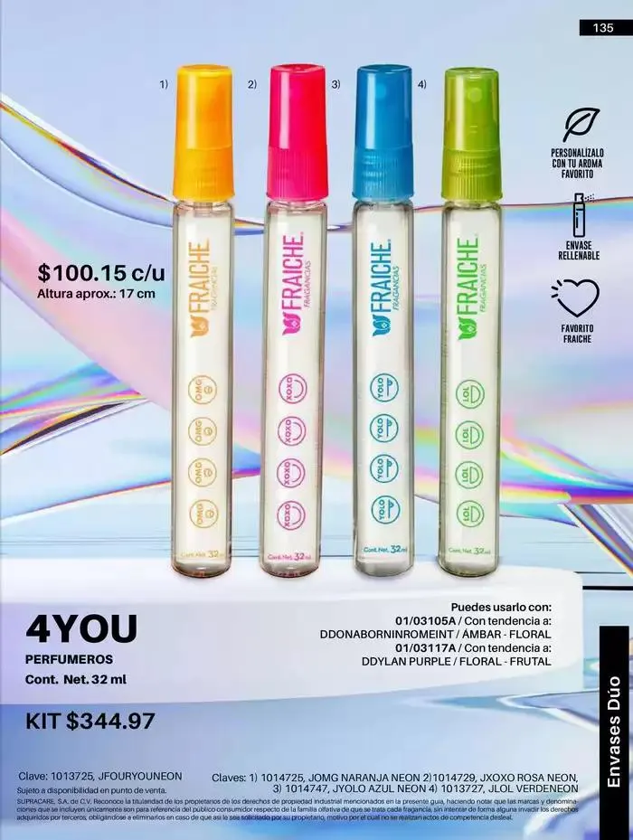 Catálogo de Catálogo 2025 3 de abril al 31 de diciembre 2025 - Pagina 135