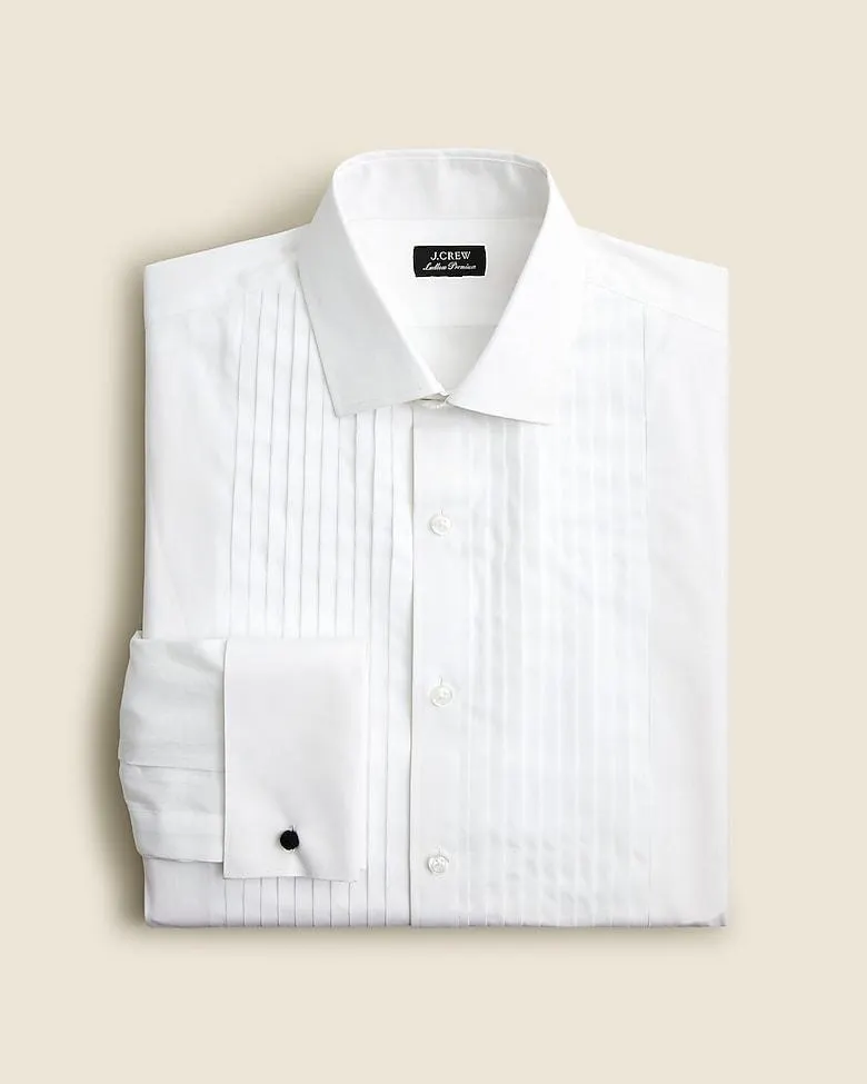 Ludlow pleated-bib tuxedo shirt