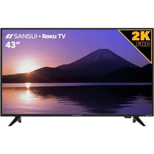 Pantalla Sansui Sansui Smart TV Sistema Operativo Roku Integrado Compatible con Alexa (43" Roku TV FULL HD)