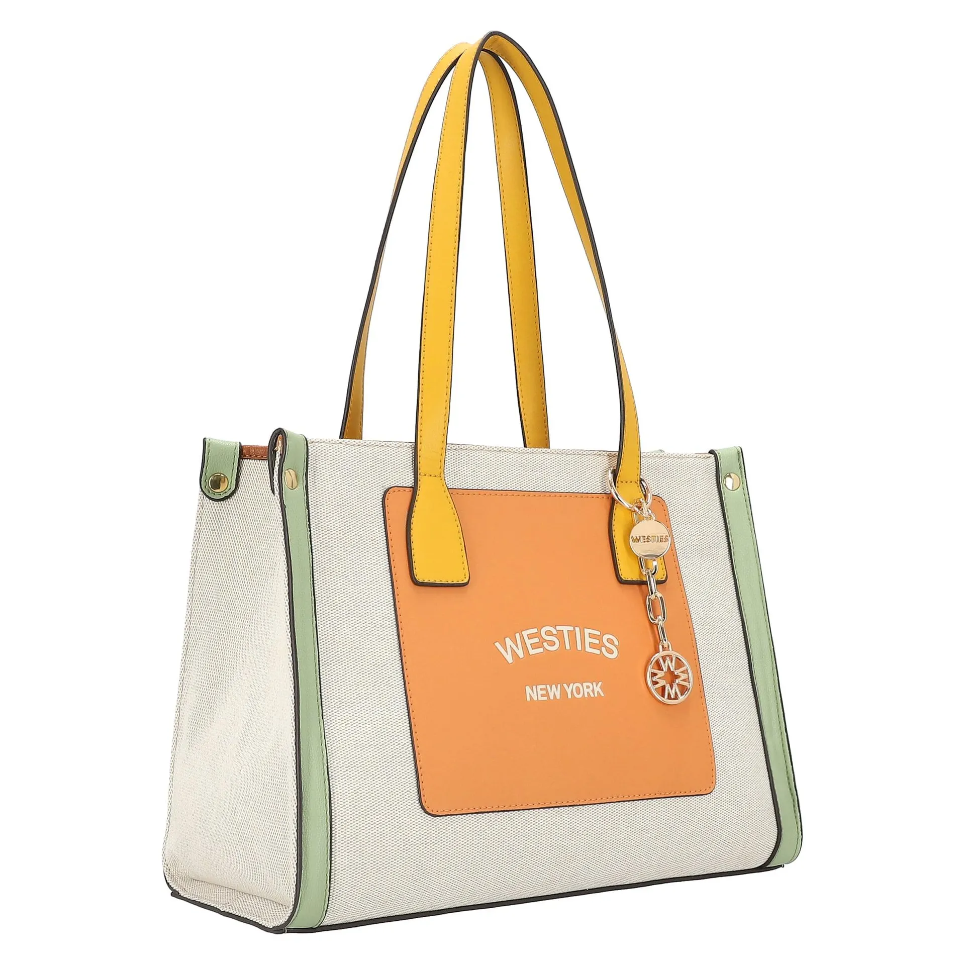 Bolsa Tote Gauthier2 Ciclamen Textil Multicolor Westies