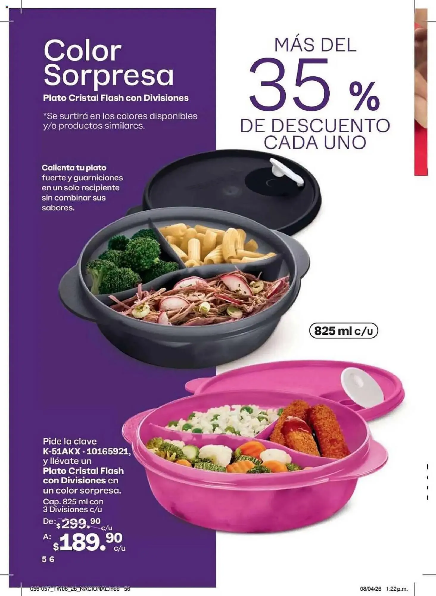 Catálogo de Catálogo Tupperware 18 de mayo al 14 de junio 2026 - Pagina 56