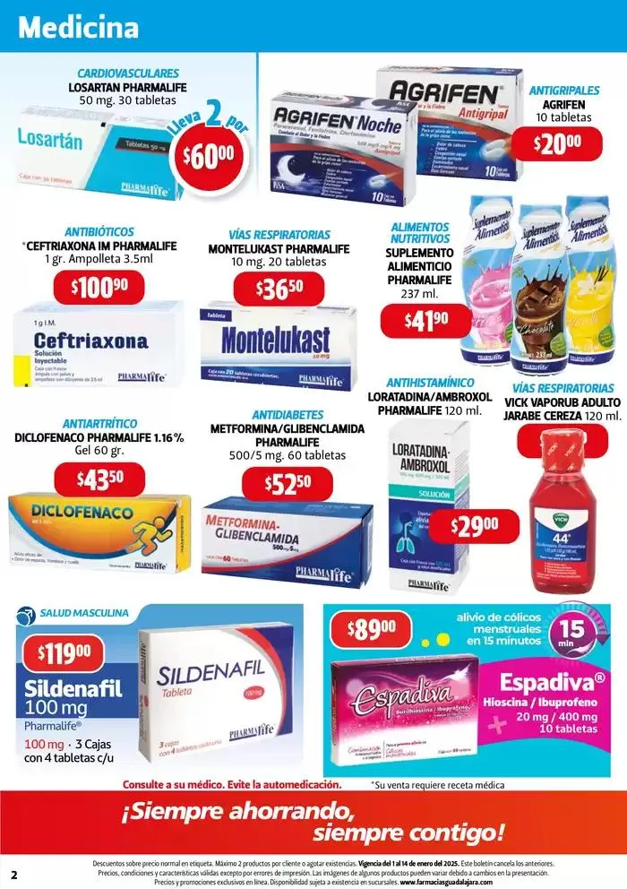 Catálogo de Ofertas especiales para ti 3 de enero al 14 de enero 2025 - Pagina 2