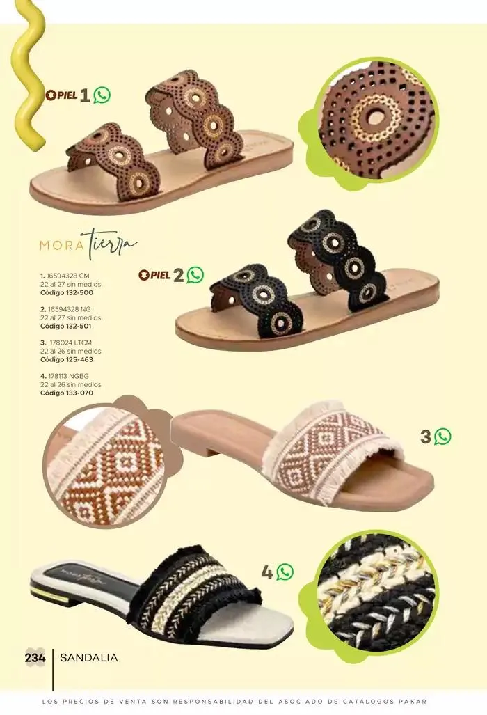 Catálogo de Pakar Sandalia 31 de enero al 31 de mayo 2025 - Pagina 234