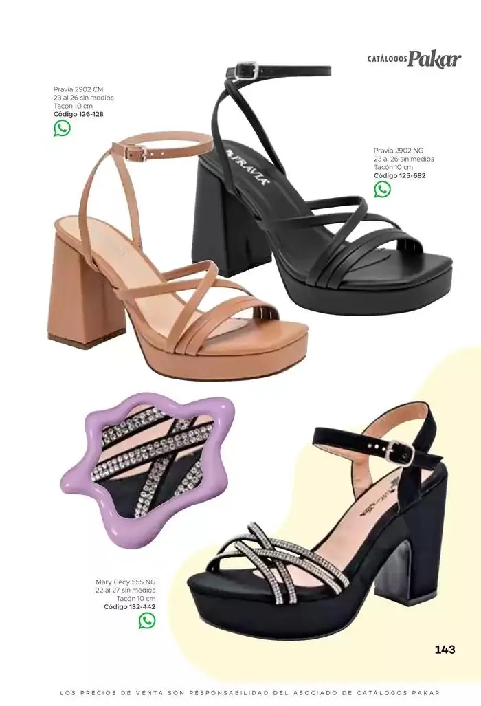 Catálogo de Pakar Sandalia 31 de enero al 31 de mayo 2025 - Pagina 143