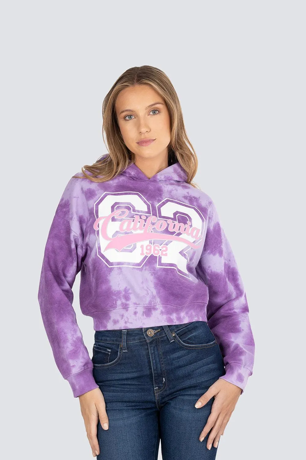 Sudadera estampada tie dye