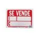 Senal Se Vende Auto color rojo 23x30
