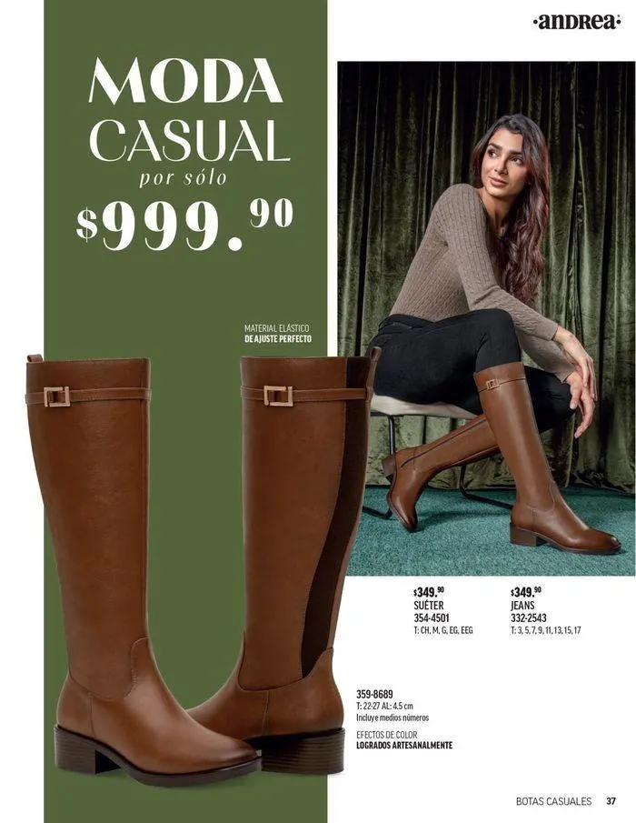 Catálogo de ANDREA - CALZADO DAMA 26 de agosto al 25 de enero 2025 - Pagina 130