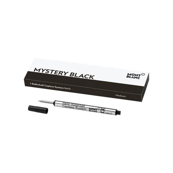 1 recambio para rollerball sin capuchón Mystery Black (M)