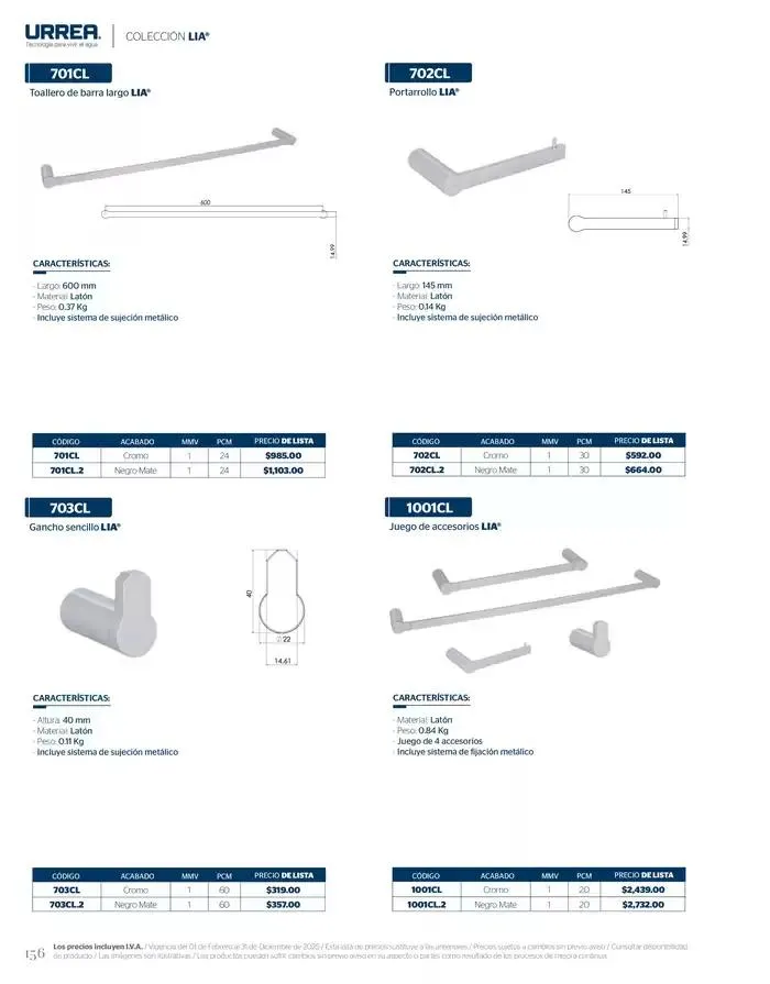 Catálogo de Catálogo Residencial 2025 28 de febrero al 28 de febrero 2026 - Pagina 162