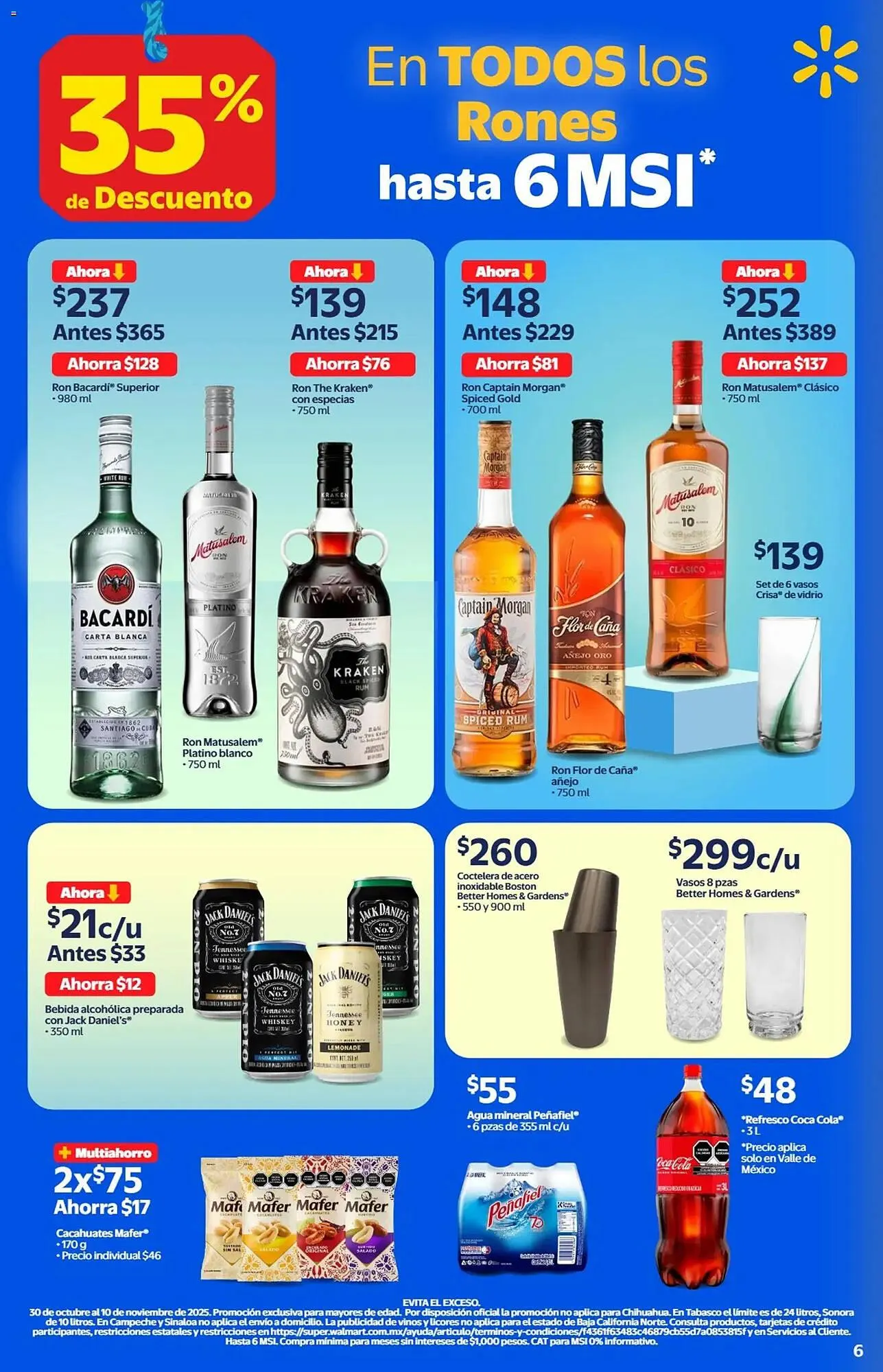 Catálogo de Folleto Walmart 30 de octubre al 10 de noviembre 2025 - Pagina 6