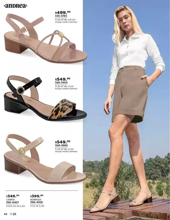 Catálogo de ANDREA | CALZADO DAMA 26 de enero al 24 de mayo 2025 - Pagina 42