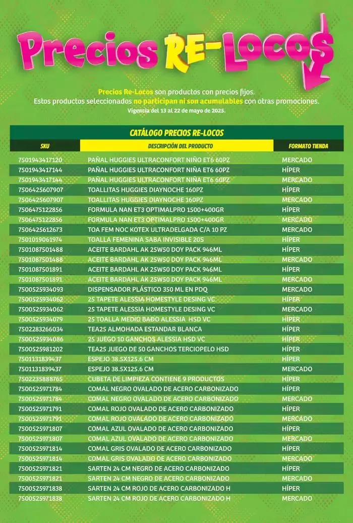 Catálogo de Catálogo Re Locos Híper Nacional 19 de mayo al 22 de mayo 2025 - Pagina 10
