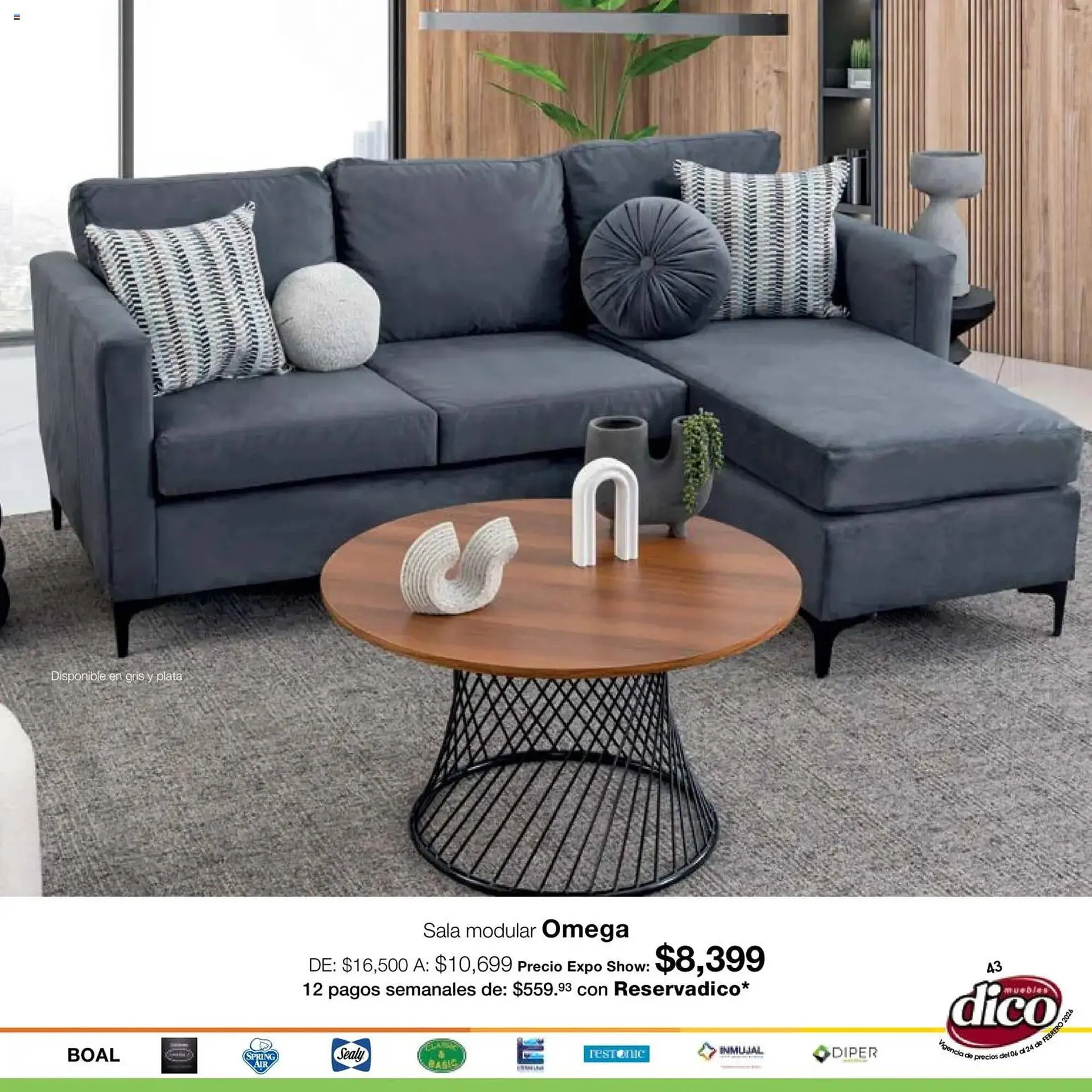 Catálogo de Catálogo Muebles Dico 6 de febrero al 25 de febrero 2026 - Pagina 43