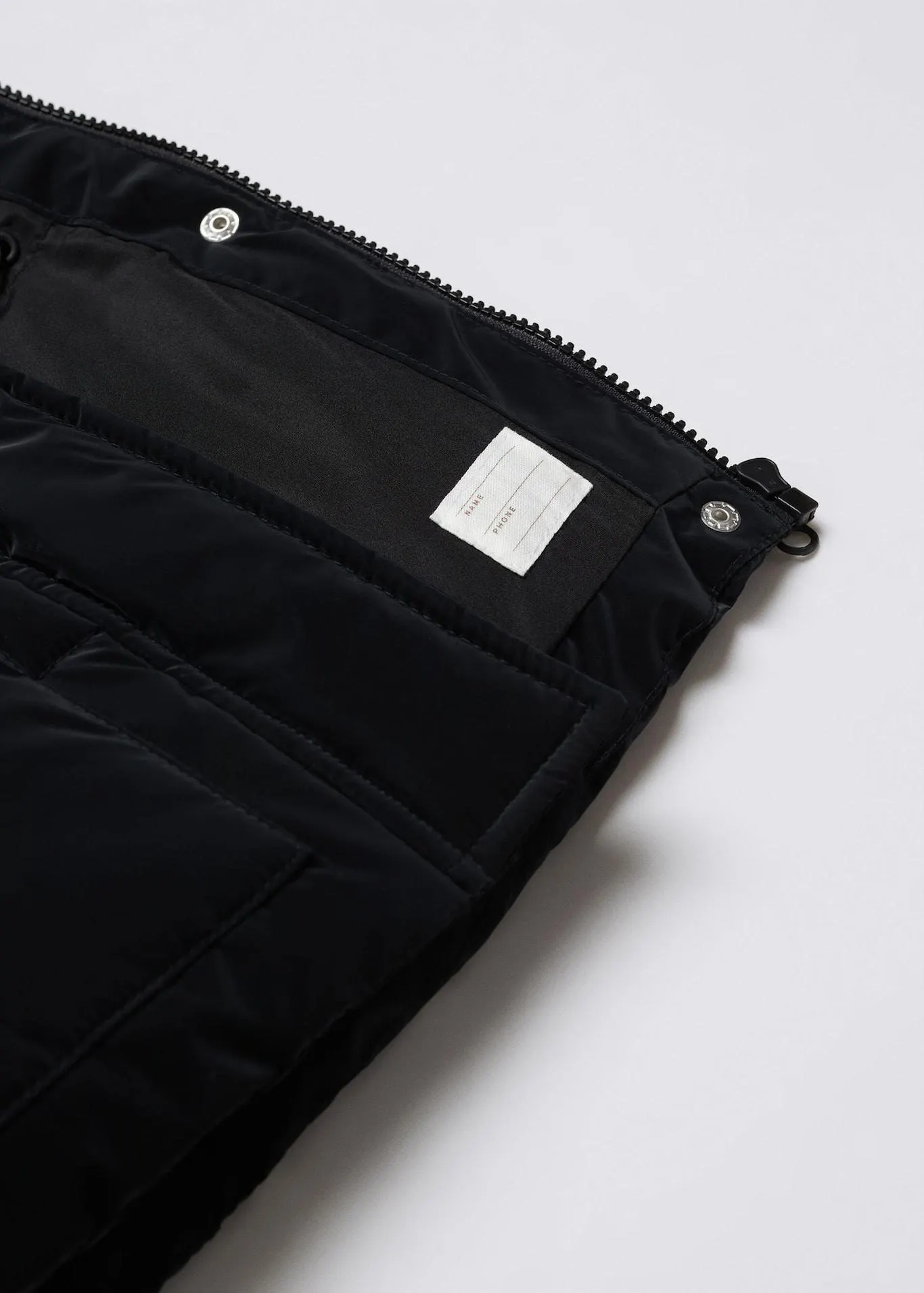 Chaleco acolchado capucha pelo