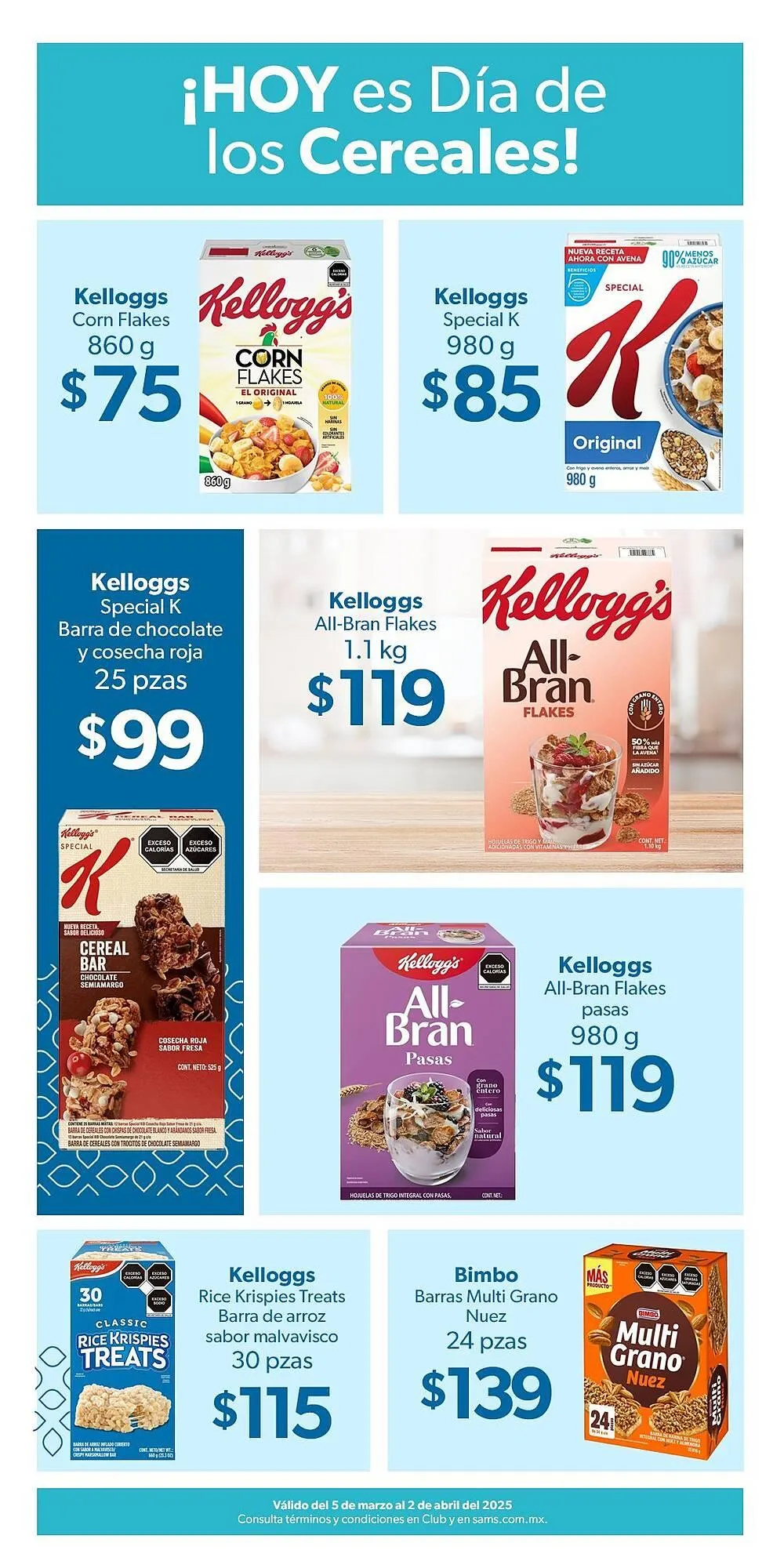 Catálogo de Catálogo Sam's Club 7 de marzo al 2 de abril 2025 - Pagina 1