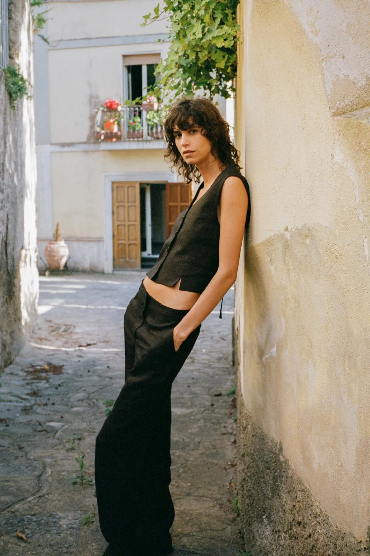 PANTALÓN RECTO LINO