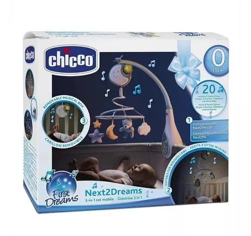 Móvil De Cuna Next2dreams Azul Marca Chicco