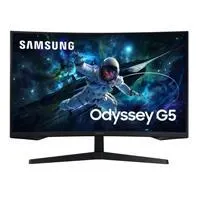 MONITOR LED SAMSUNG 32 PULGADAS,WIDESCREEN, ODISSEY, G5, QHD, 2.560 X 1.440, GAMER, CURVE, NEGRO,16:9,165 HZ, 1 MS, PANEL VA, FREESYNC, 1 DP, 2 HDMI ,VESA 75, AUTO SOURCE SWITCH+ SAMSUNG LS32CG552ELXZ