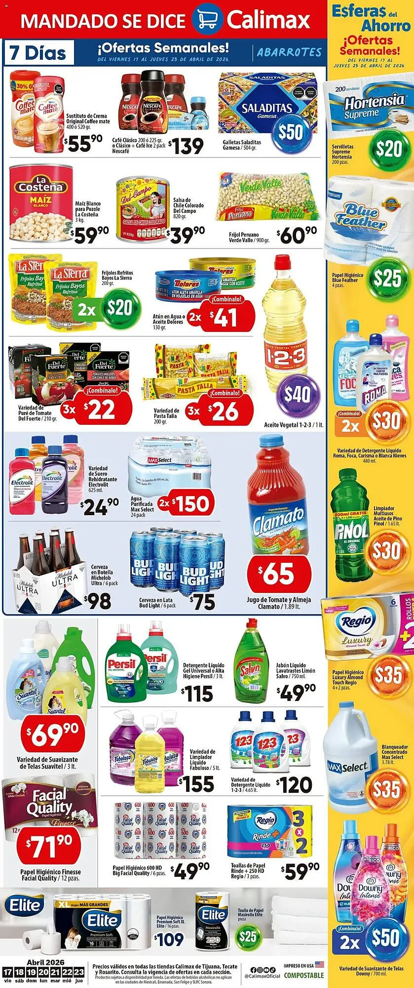 Catálogo de Folleto Calimax 17 de abril al 21 de abril 2026 - Pagina 6
